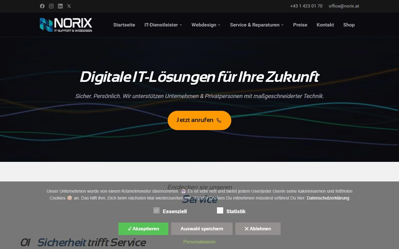 phofer_edv Website Screenshot