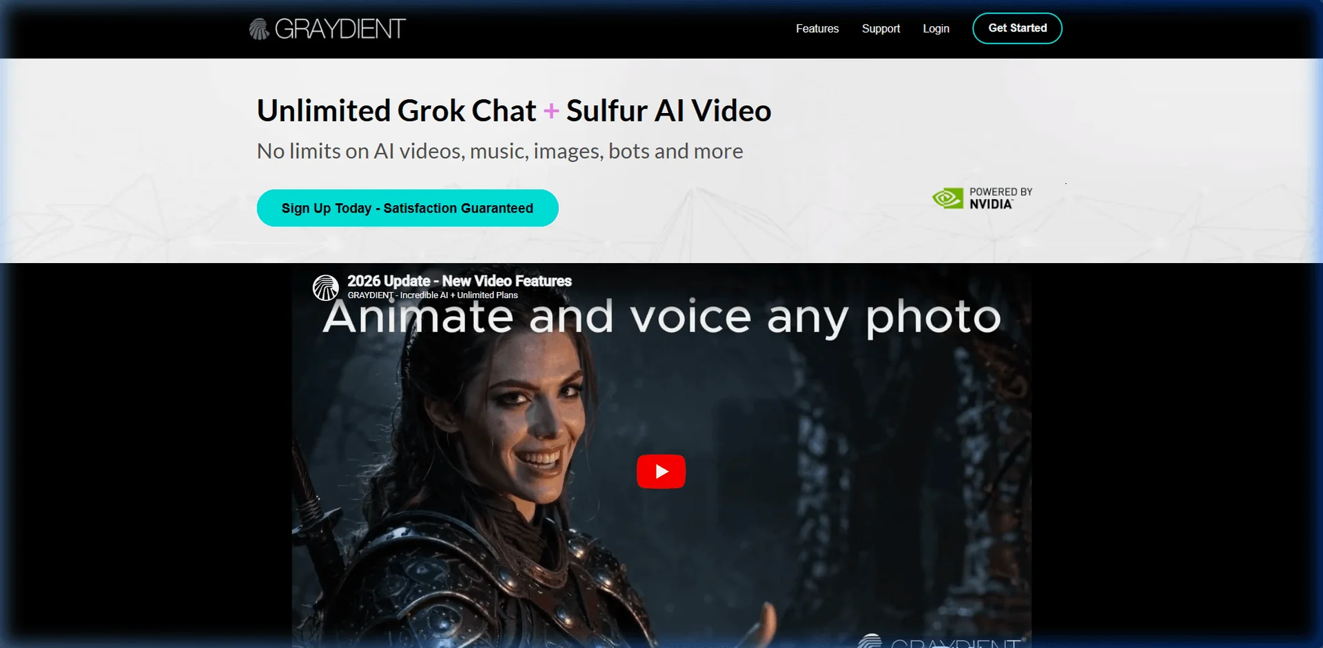 graydientai Website Screenshot