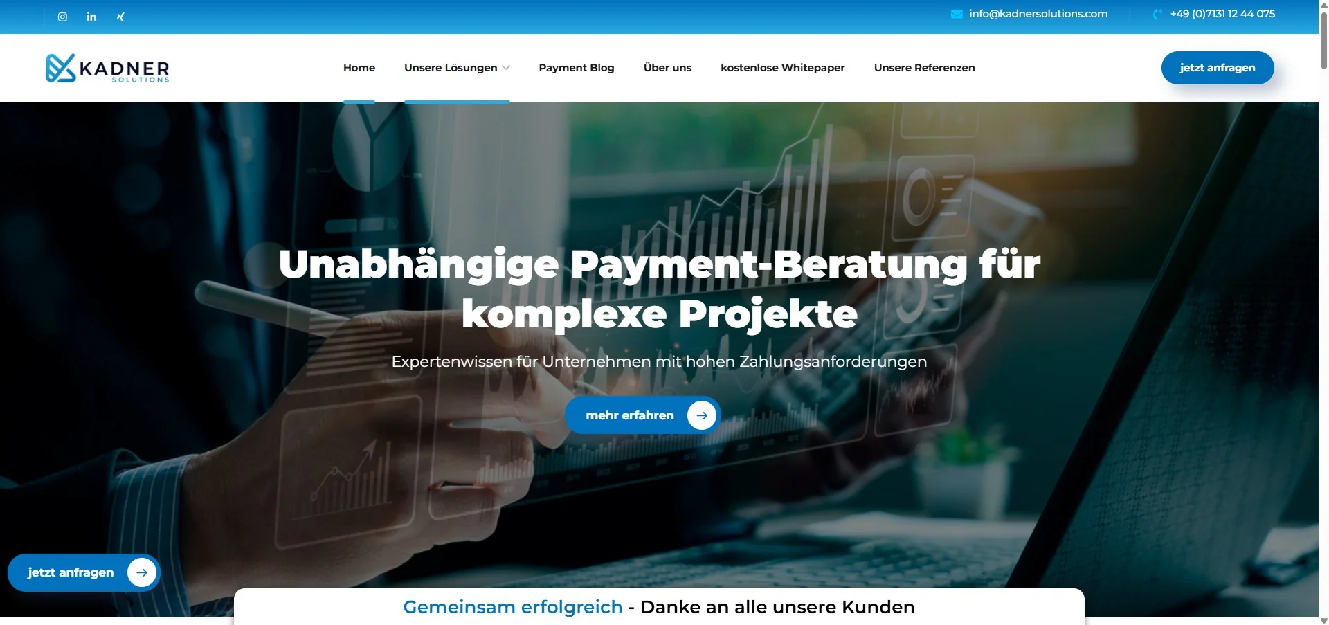 Nicolas Kadner Website Screenshot