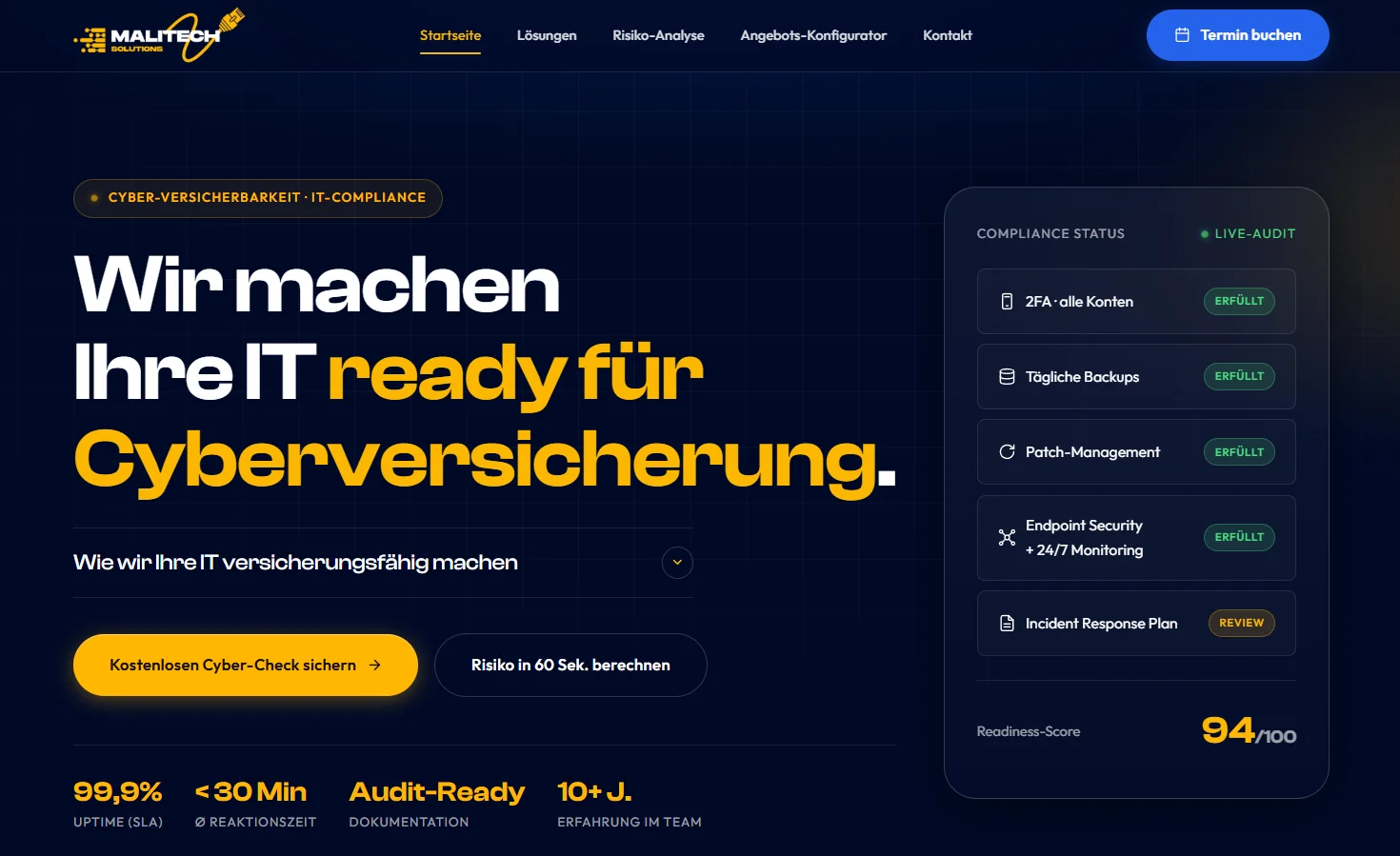 Mark Smith Website Screenshot