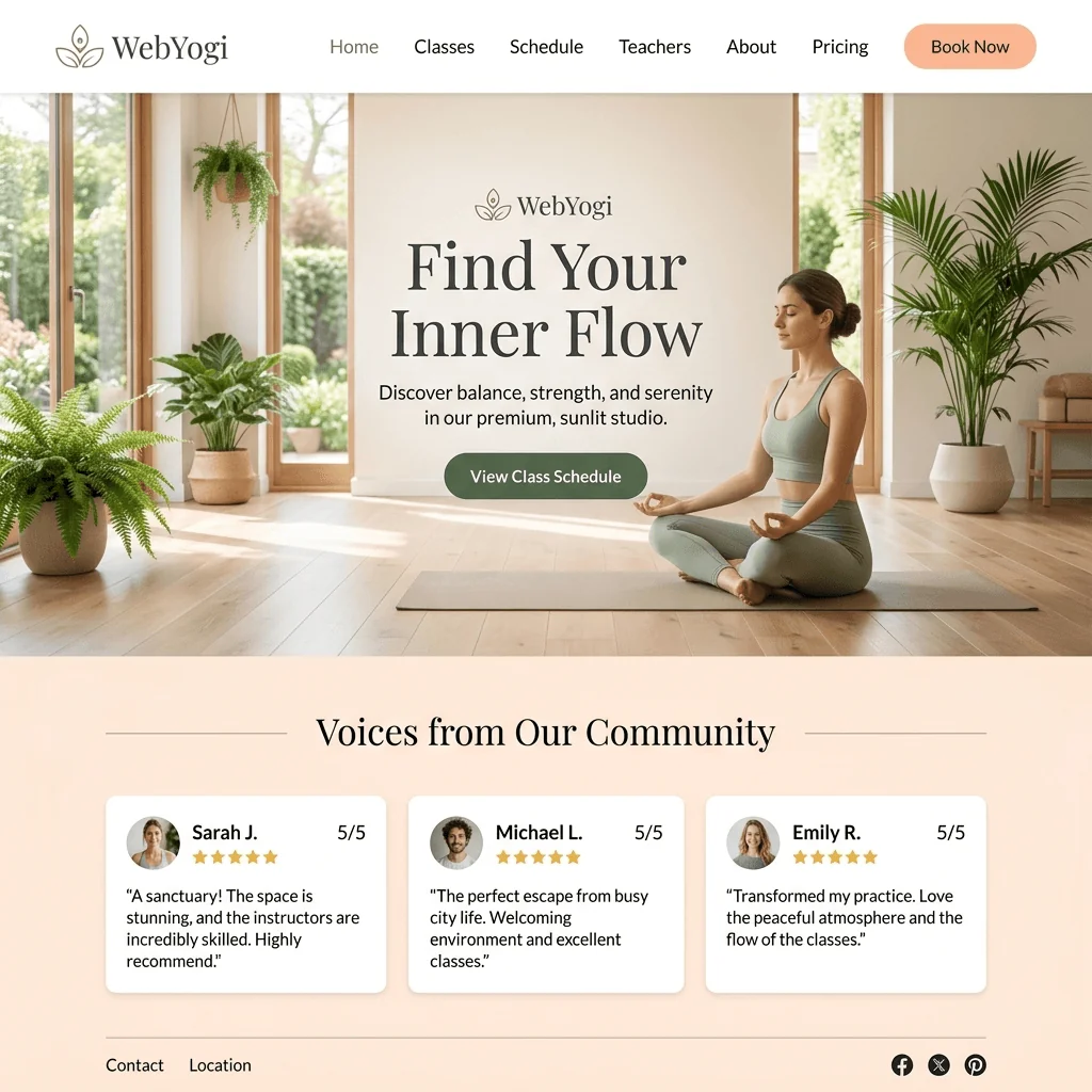 webyogi95 Website Screenshot