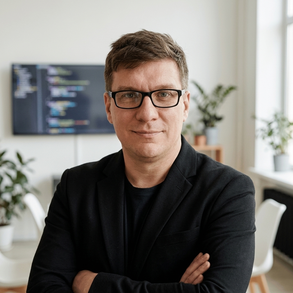 Portrait of Ben Biedrawa, Senior Visual & Motion Designer