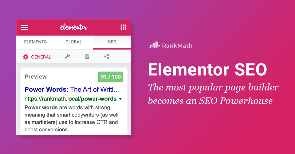 RankMath Elementor-SEO