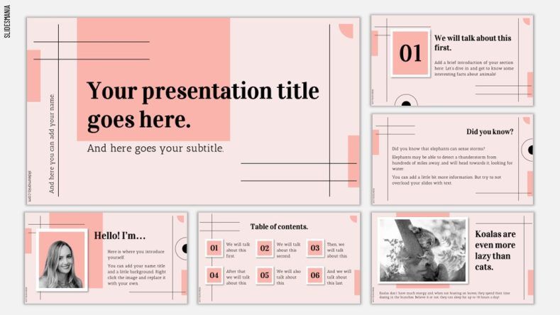 Writing a perfect article [Template Guide]-Formal-peach-portfolio-free-ppt-template-for-download-and-google-slides